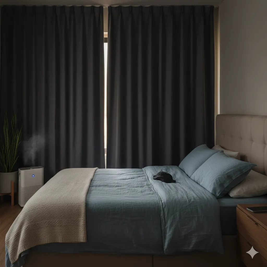 Optimal sleep environment setup